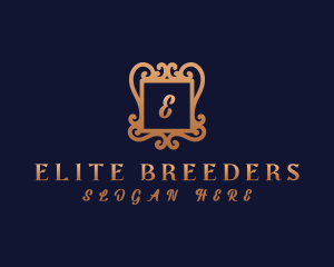 Elegant Ornamental Crest  logo design