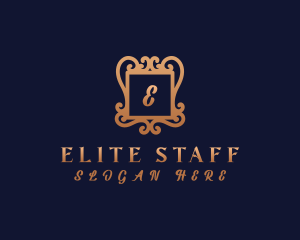 Elegant Ornamental Crest  logo design