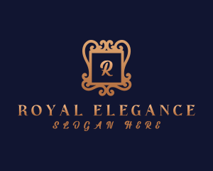 Elegant Ornamental Crest  logo design