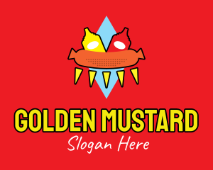 Mustard - Retro Hot Dog Stand logo design