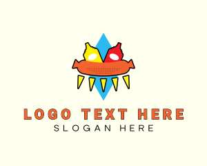 Retro Hot Dog Stand logo design