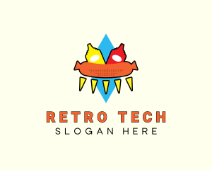 Retro Hot Dog Stand logo design