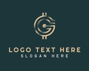 Marketplace - Digital Money Letter G logo design