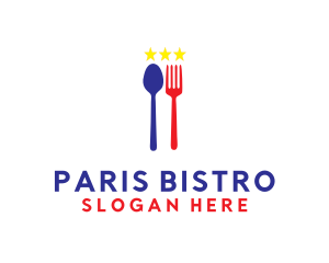 Utensil Star Cuisine logo design