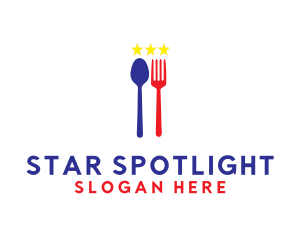 Utensil Star Cuisine logo design