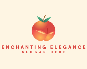 Alluring - Erotic Peach Underwear logo design