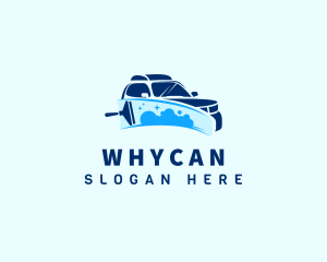 Car Wash Squeegee Vehicle Logo
