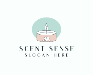 Decor Scented Candle logo design