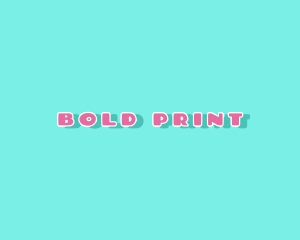 Bold Party Festival logo design