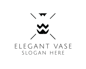 Ceramic Vase Pottery logo design