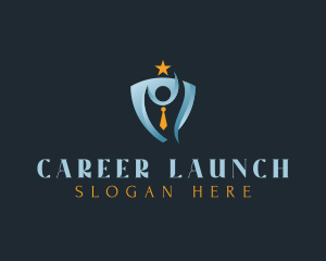 Career - Employee Career Leadership logo design