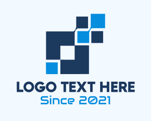 Pixel - Digital Tech Box logo design