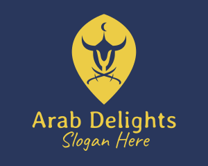 Arab - Islamic Armor Weapon logo design