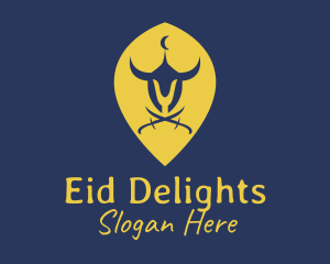 Eid - Islamic Armor Weapon logo design