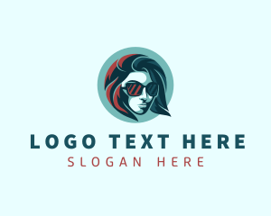 Styling - Woman Fashion Sunglasses logo design