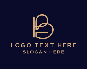 Advertising - Creative Thread Advertising Letter B logo design