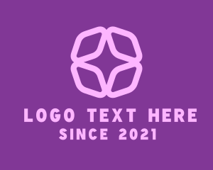 Decoration - Geometric Flower Decoration logo design