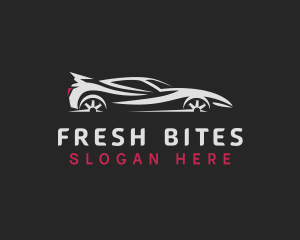 Car Drag Racing logo design