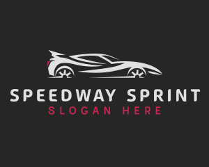 Car Drag Racing logo design