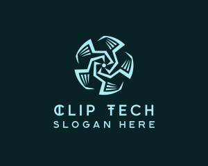 Tech AI Cyber Software  logo design