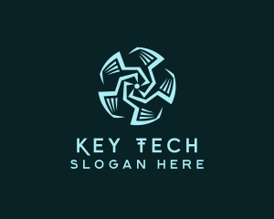 Tech AI Cyber Software  logo design