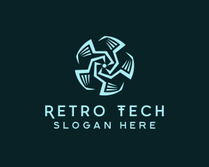 Tech AI Cyber Software  logo design