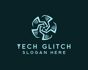 Tech AI Cyber Software  logo design