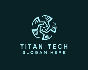 Tech AI Cyber Software  logo design