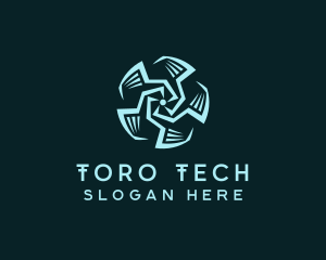 Tech AI Cyber Software  logo design