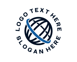 Telecom - Blue Globe Telecommunication logo design