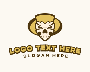 Skull - Scary Skull Head logo design