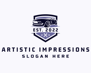 Premium Sportscar Automobile logo design