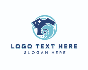 Laundromat - Laundry Clothes Washing logo design