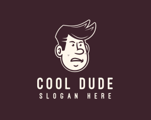 Dude - Male Dude Character logo design