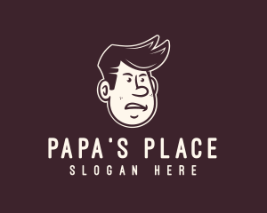 Father - Male Dude Character logo design