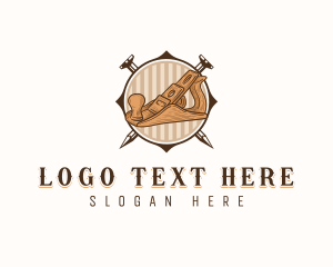 Carving - Carpentry Woodworking Planer logo design