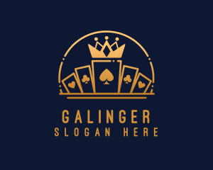 Card - Crown Poker Casino logo design
