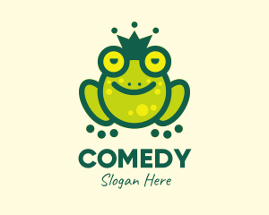 Princess - Stoned King Frog logo design