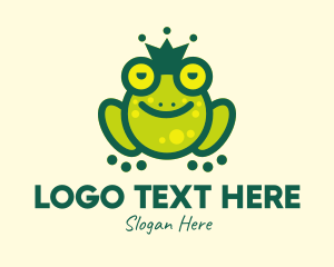 King - Stoned King Frog logo design