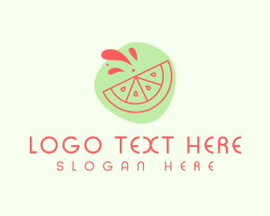 Healthy Food - Lemon Juice Bar logo design