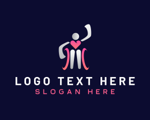 Foundation - Disability Wheelchair Healthcare logo design