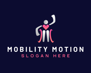 Disability Wheelchair Healthcare logo design