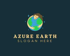 Mother Earth Hug Environmentalist logo design