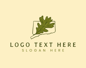 Plant - Oak Leaf Connecticut logo design