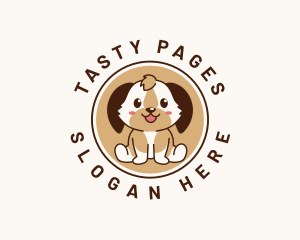 Trainer - Cute Dog Grooming logo design