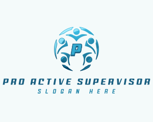 Supervisor - Social Human Organization logo design