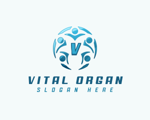 Social Human Organization logo design