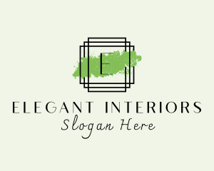 Elegant Paintbrush Frame logo design