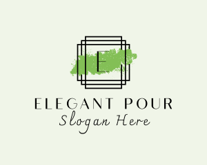 Elegant Paintbrush Frame logo design