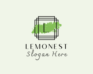 Hospitality - Elegant Paintbrush Frame logo design